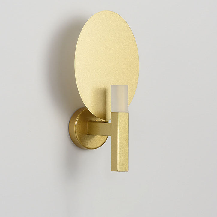 Light Color Oval Hardware Acrylic LED Wall Sconce Lamp