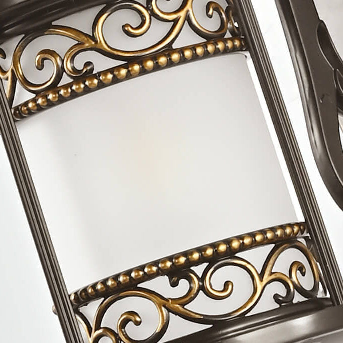 Cylindrical Outdoor Waterproof 1-Light Wall Sconce Lamp