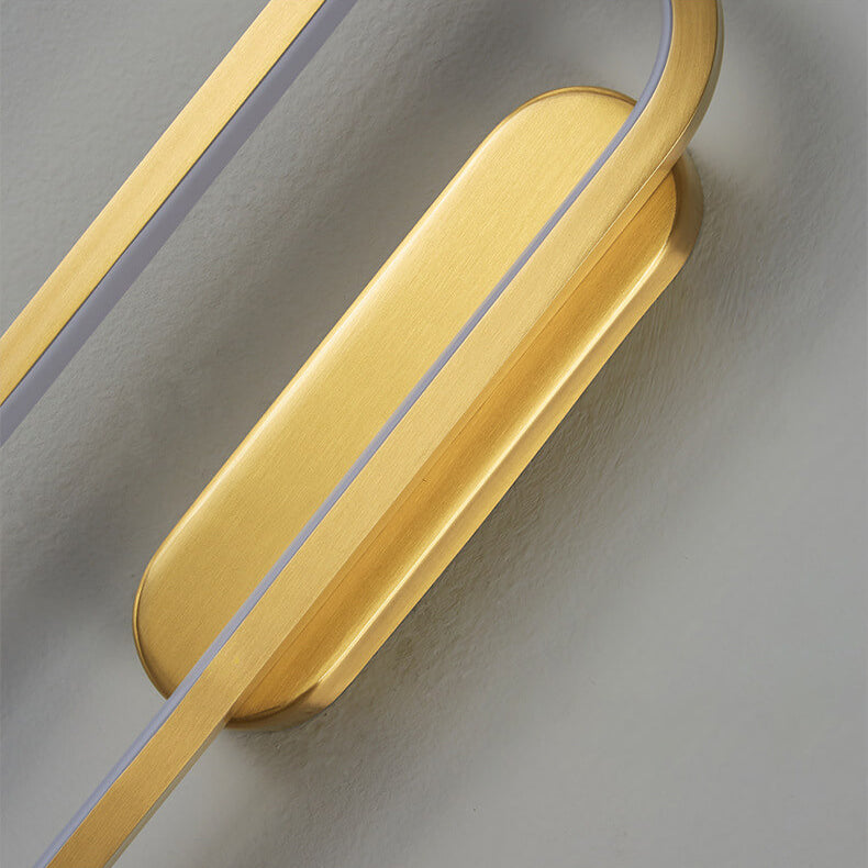 Industrial All Copper Oval Design LED Wall Sconce Lamp