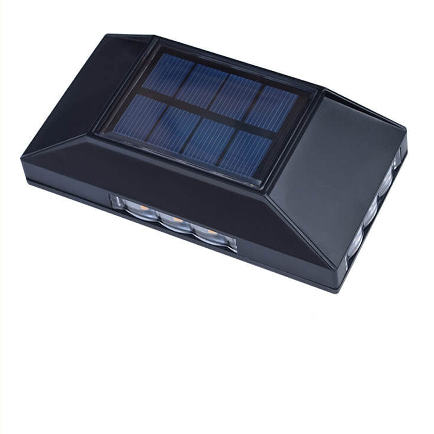 Solar Around Lighting Garden Outdoor Light Wall Sconce Lamp