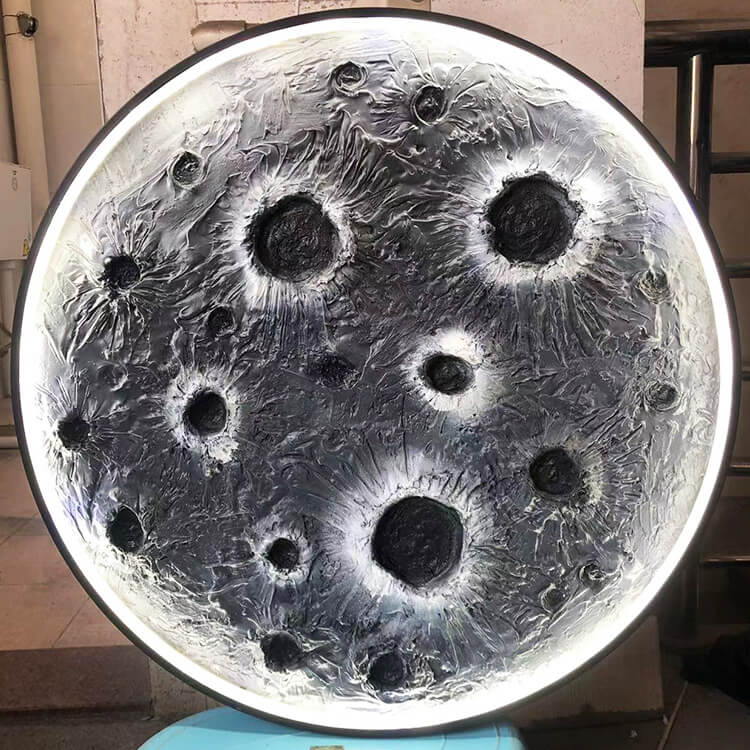 Minimalist Creative Moon Aluminum LED Wall Sconce Lamp