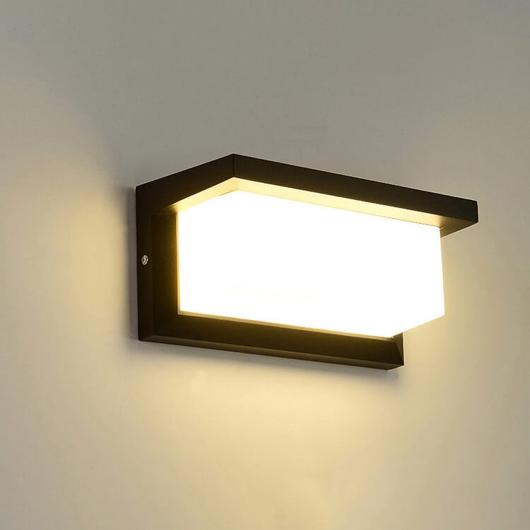 Geometry Aluminum Outdoor Waterproof LED Wall Sconce Lamp