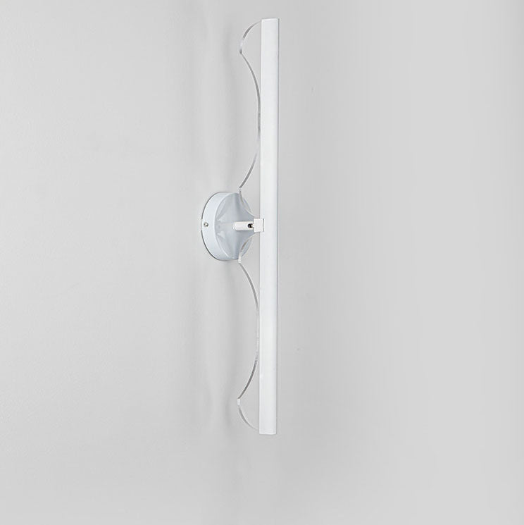 Long Wave Iron Aluminum Silicone LED Wall Sconce Lamp