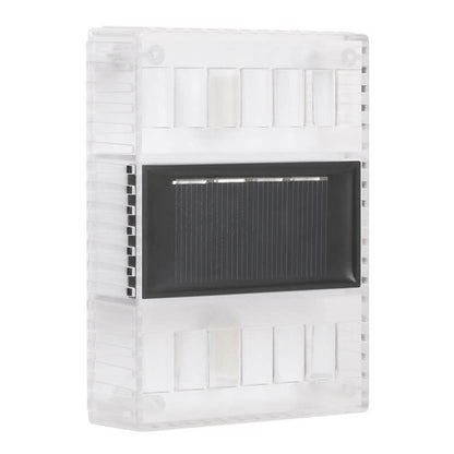 Solar Down LED Outdoor Decorative Garden Wall Sconce Lamp