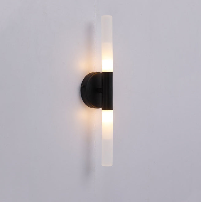 Minimalist Aluminum Iron Cylinder LED Wall Sconce Lamp
