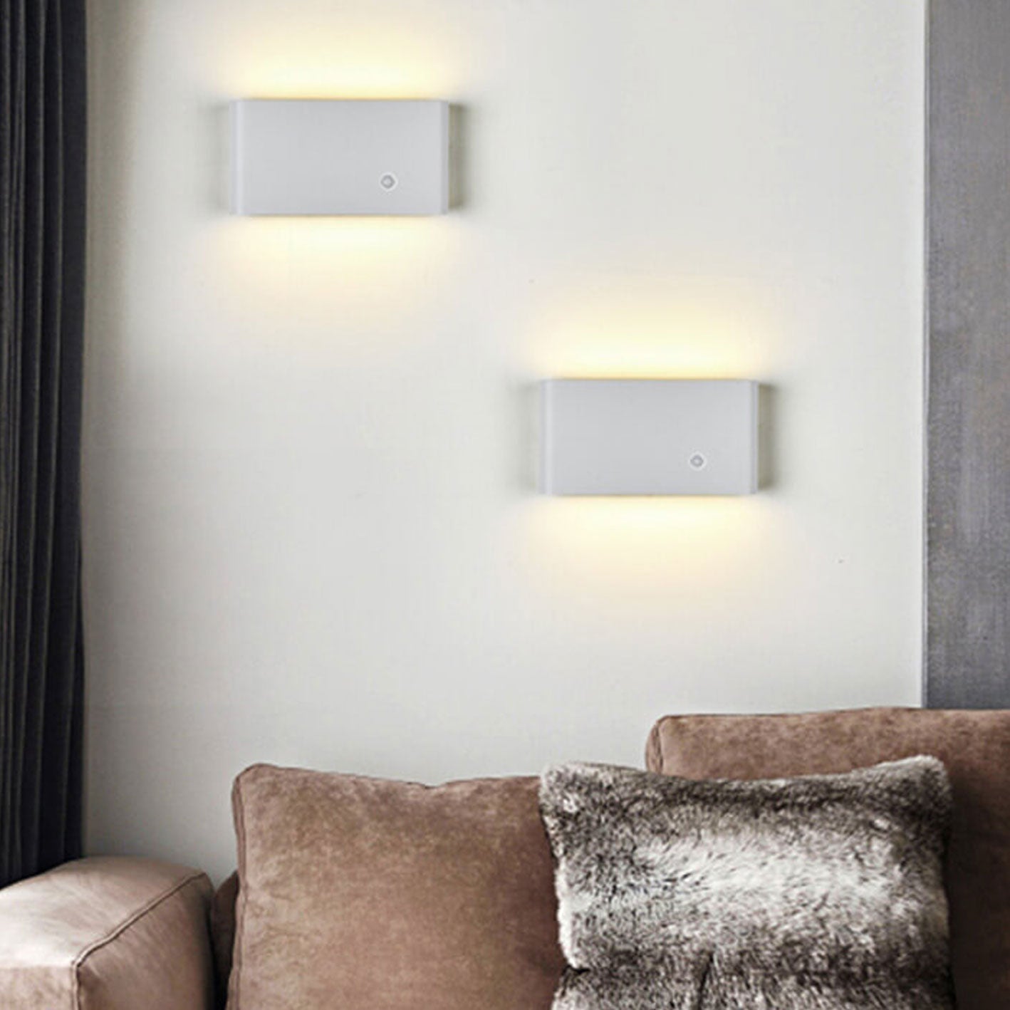 Human Rechargeable Magnetic LED Outdoor Wall Sconce Lamp