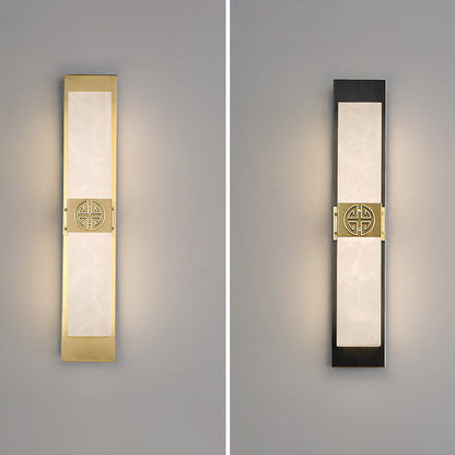 Chinese Strip Chinese Knot Cymbidium LED Wall Sconce Lamp