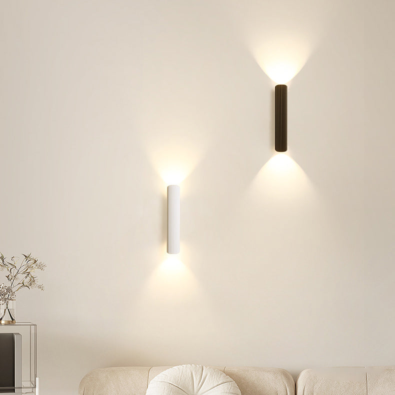 Simplicity Aluminum Roman Column Strip LED Wall Sconce Lamp