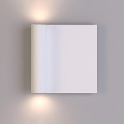 Square Up and Down Illuminated LED Wall Sconce Lamp