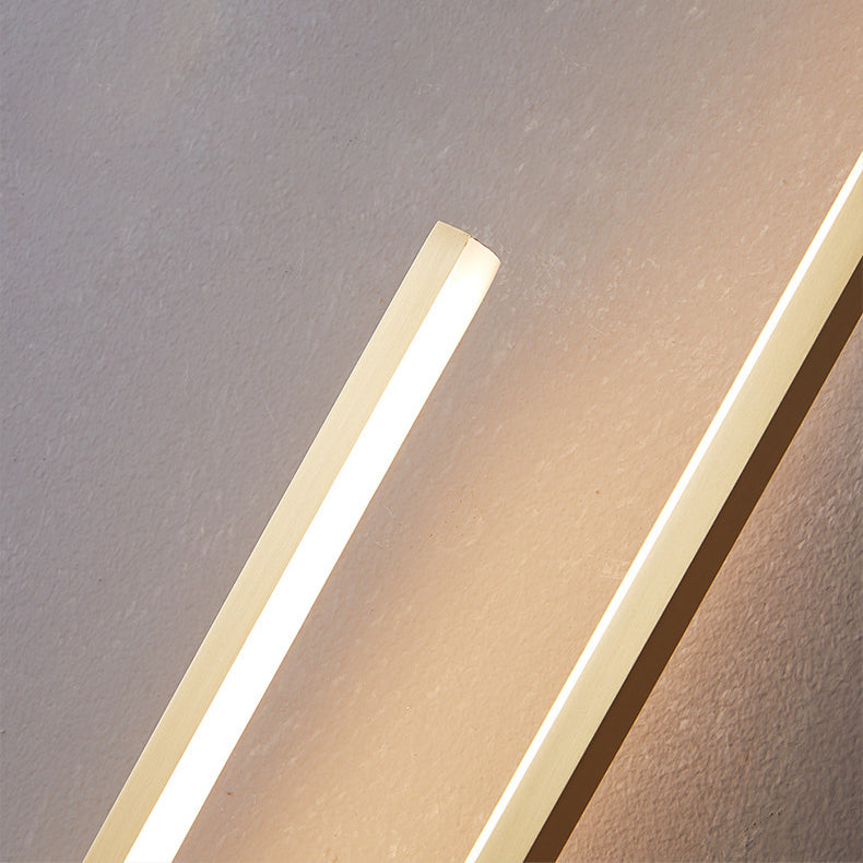 Minimalist Copper Aluminum Round Hook LED Wall Sconce Lamp