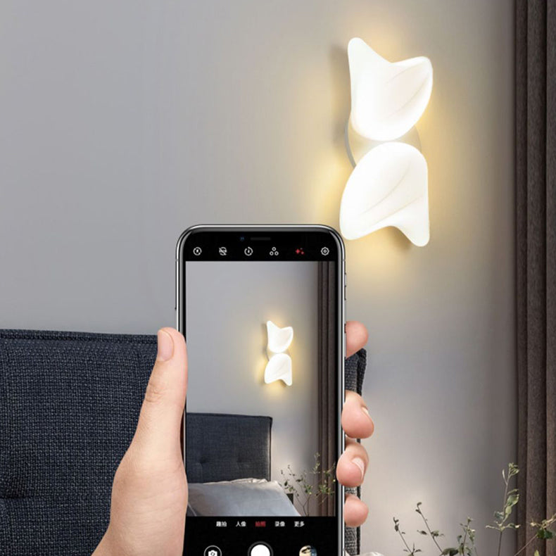 Creative PE Geometric Shade Hardware LED Wall Sconce Lamp
