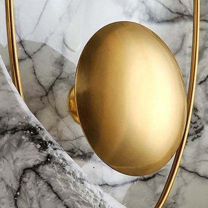 Scandinavian Shell Resin Metal LED Wall Sconce Lamp