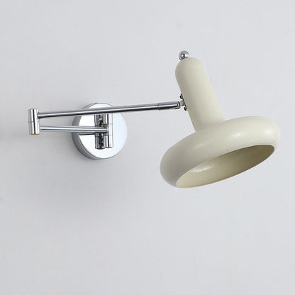Scandinavian Adjustable Arm 1-Light Wall Sconce Lamp