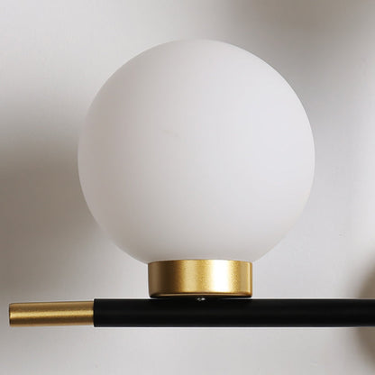 Simplicity Bean Molecular Glass 2-Light Wall Sconce Lamp