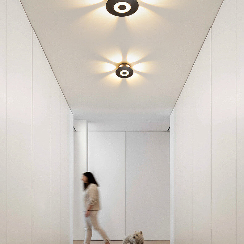 Aluminum Flower Row Lighting Effect LED Wall Sconce Lamp