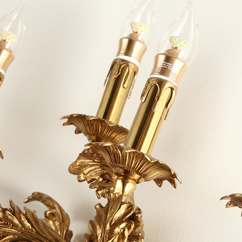 French Lamp Arm Palace Candelabra 5-Light Wall Sconce Lamp