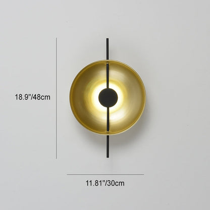 Modern Luxury Iron Round LED Wall Sconce Lamp