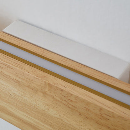 Scandinavian Wood Linear LED Wall Sconce