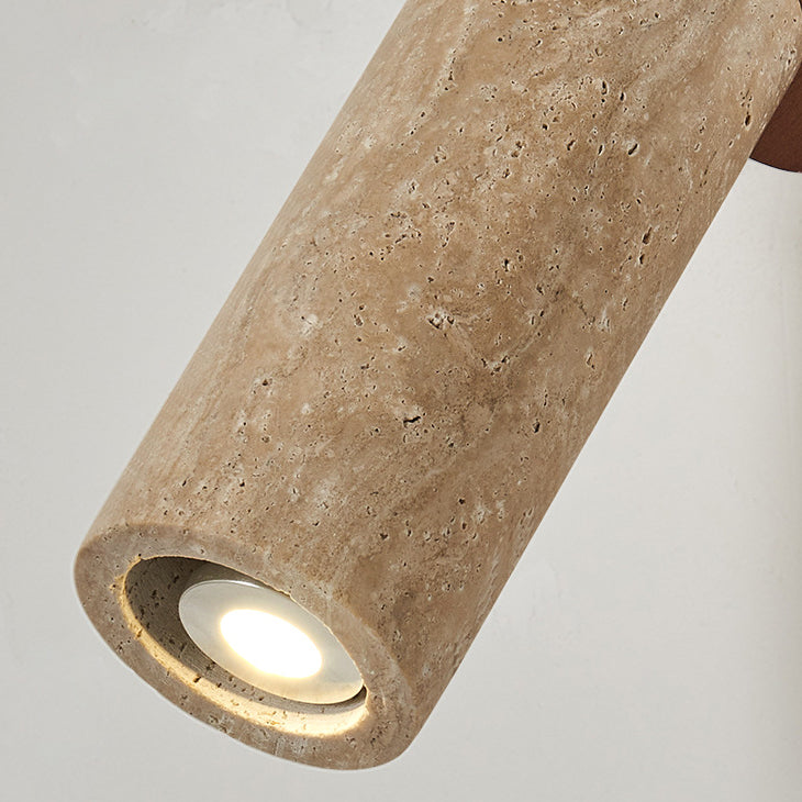 Japanese Cylindrical Spotlight 1-Light Wall Sconce Lamp