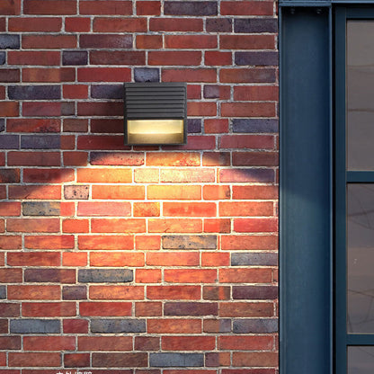 Outdoor Trapezoidal LED Waterproof Patio Wall Sconce Lamp