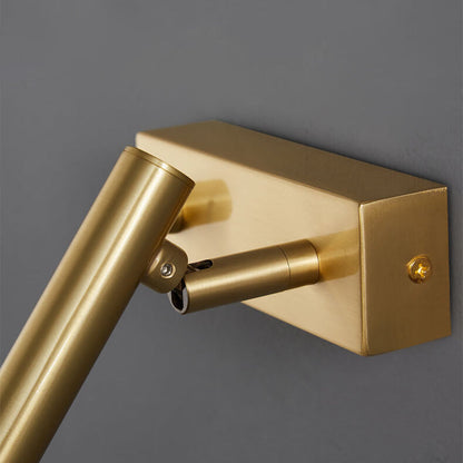 Light Full Copper Rotatable Cylinder LED Wall Sconce Lamp
