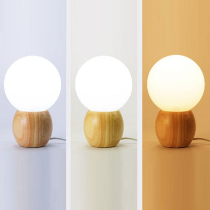 Contemporary Orb Table Lamp