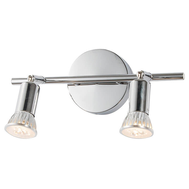 Pure 2-Light Vanity Light Mirror Front Wall Sconce Lamp