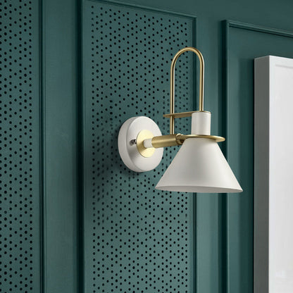 Modern Minimalist Horn Iron 1-Light Wall Sconce Lamp