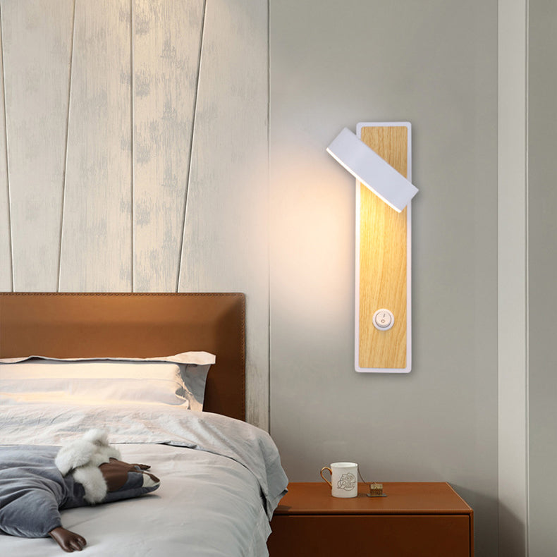 Simplicity Rectangle Rotatable LED Wall Sconce Lamp