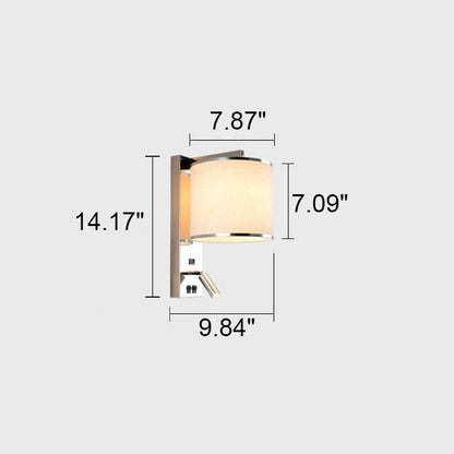 Light Luxury Stainless Steel 1-Light Wall Sconce Lamp