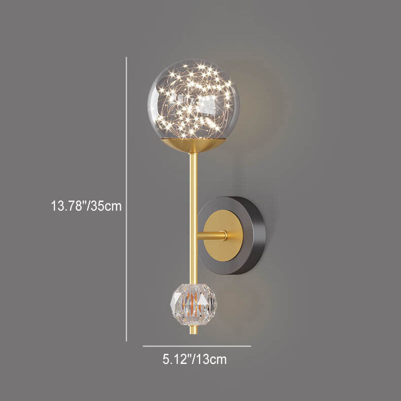 Creative Iron Aluminum Balls LED Wall Sconce Lamp
