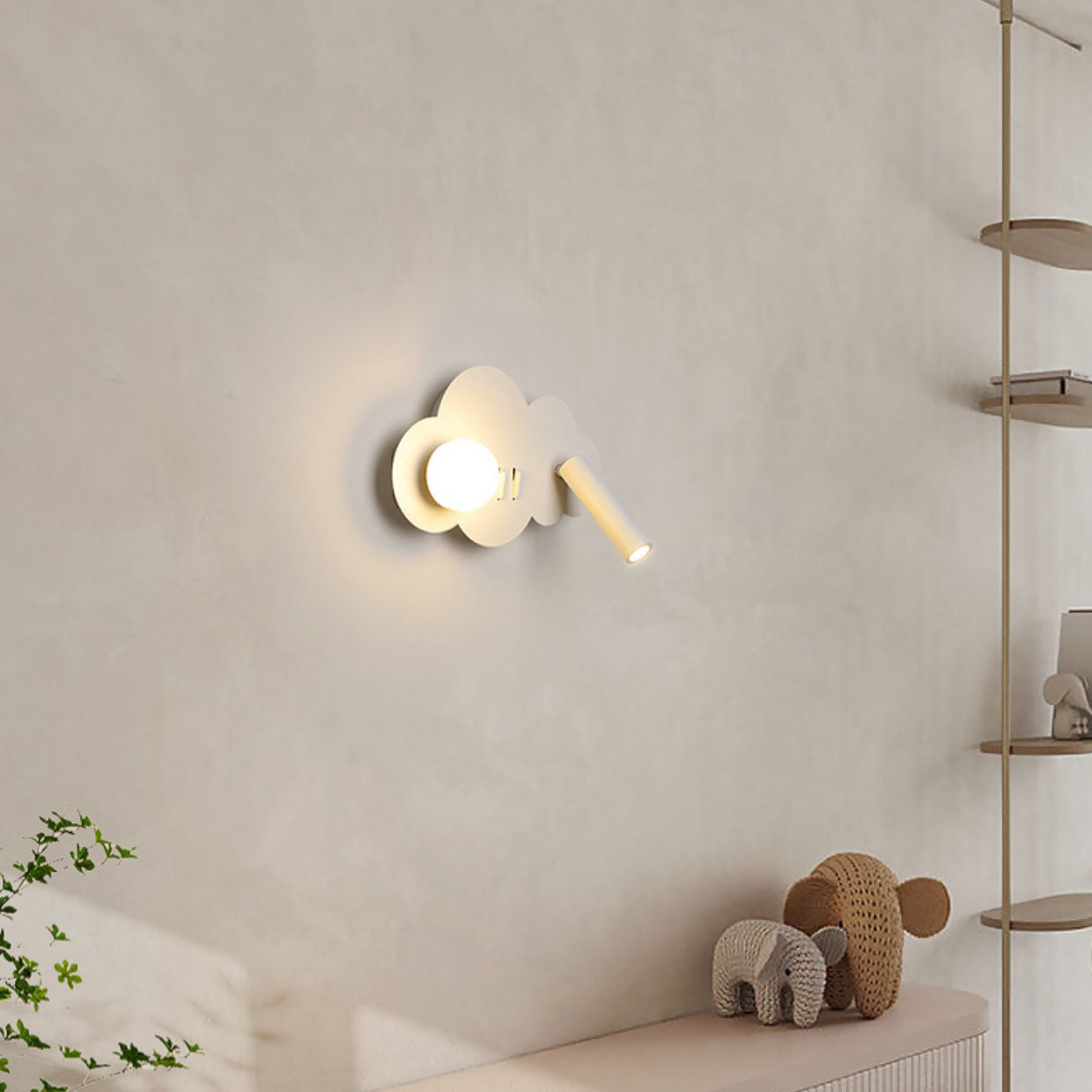 Simplicity Shape LED Rotatable Spotlight Wall Sconce Lamp