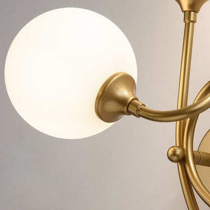 Minimalist Knot Shape Design 2-Light Wall Sconce Lamp