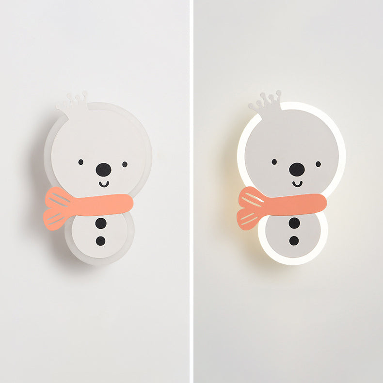 Acrylic Fairy Astronaut Iron LED Kids Wall Sconce Lamp