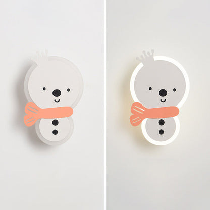 Acrylic Fairy Astronaut Iron LED Kids Wall Sconce Lamp