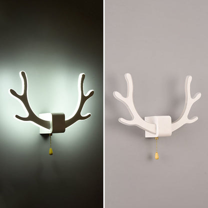 Acrylic Nordic Creative Antler Shape LED Wall Sconce Lamp