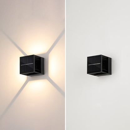Simplicity LED Solar Waterproof Outdoor Wall Sconce Lamp