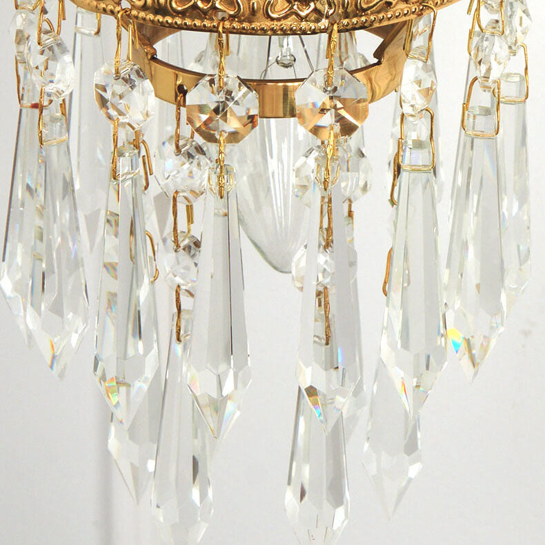 French All-Copper Branch 1/2-Light Wall Sconce Lamp