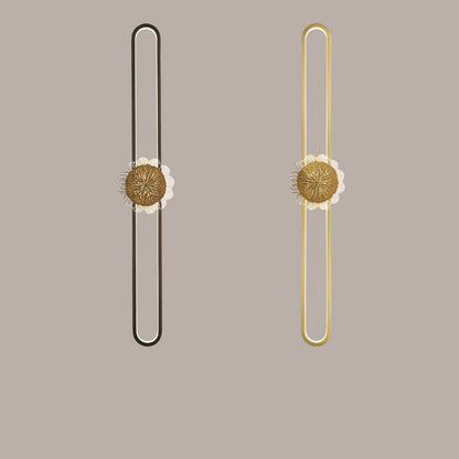Full Copper Minimalist Ring Design LED Wall Sconce Lamp