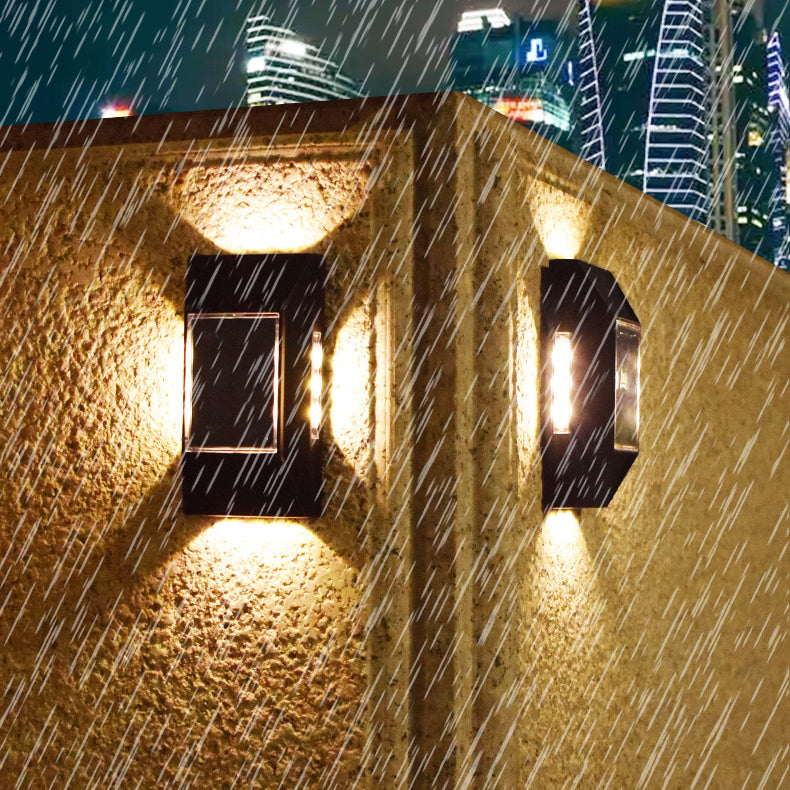 Simplicity ABS Plastic LED Outdoor Wall Sconce Lamp