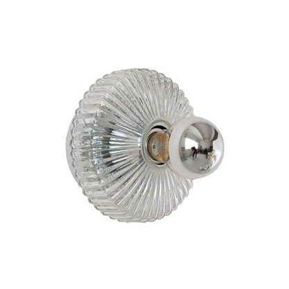 Glass Vertical Grain Design 1-Light Wall Sconce Lamp