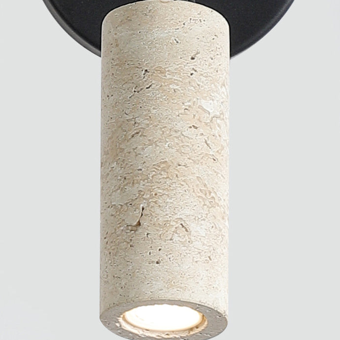 Japanese Travertine 1-Light Adjustable Wall Sconce Lamp