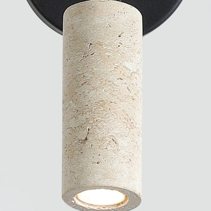 Japanese Travertine 1-Light Adjustable Wall Sconce Lamp