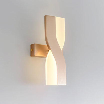 Creative Rotatable Funnel Iron Acrylic LED Wall Sconce Lamp
