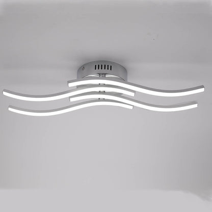 Simple Wave Ceiling Light