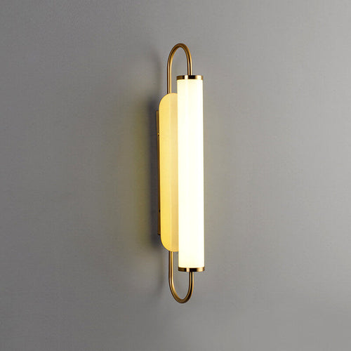 Post-modern Long Cylindrical 1-Light LED Wall Sconce Lamp