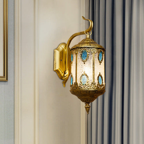 Boho Iron Mediterranean Style 1-Light Wall Sconce Lamp