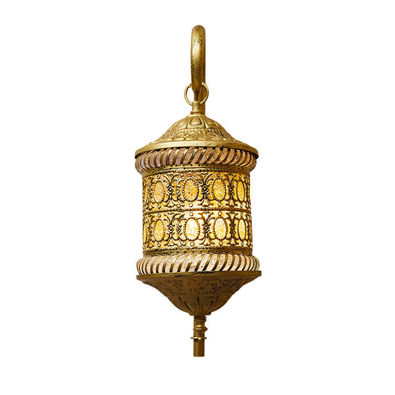 Iron Retro European Color Shade 1-Light Wall Sconce Lamp