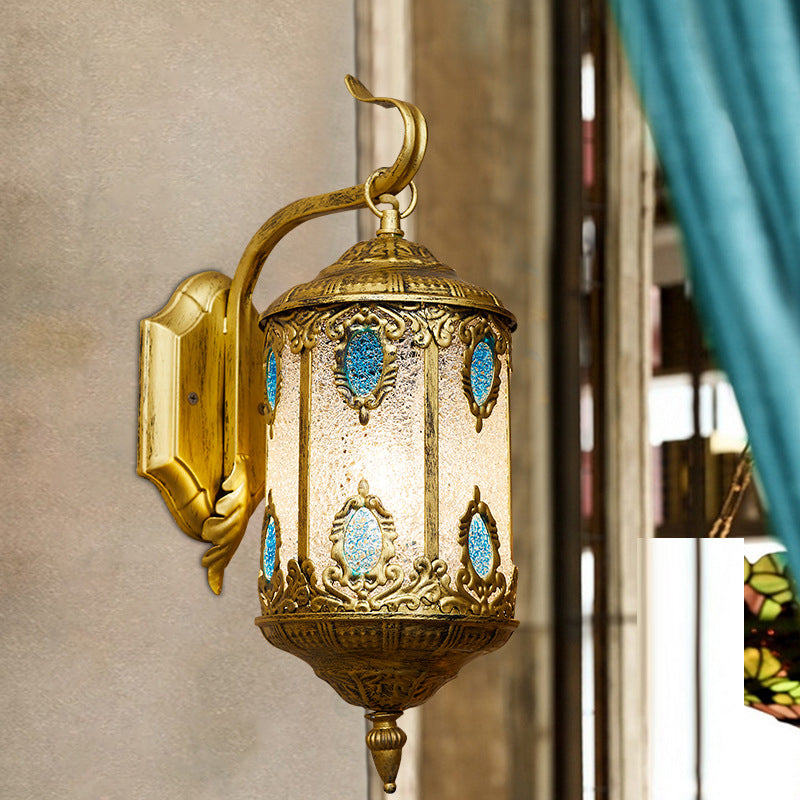 Boho Iron Mediterranean Style 1-Light Wall Sconce Lamp