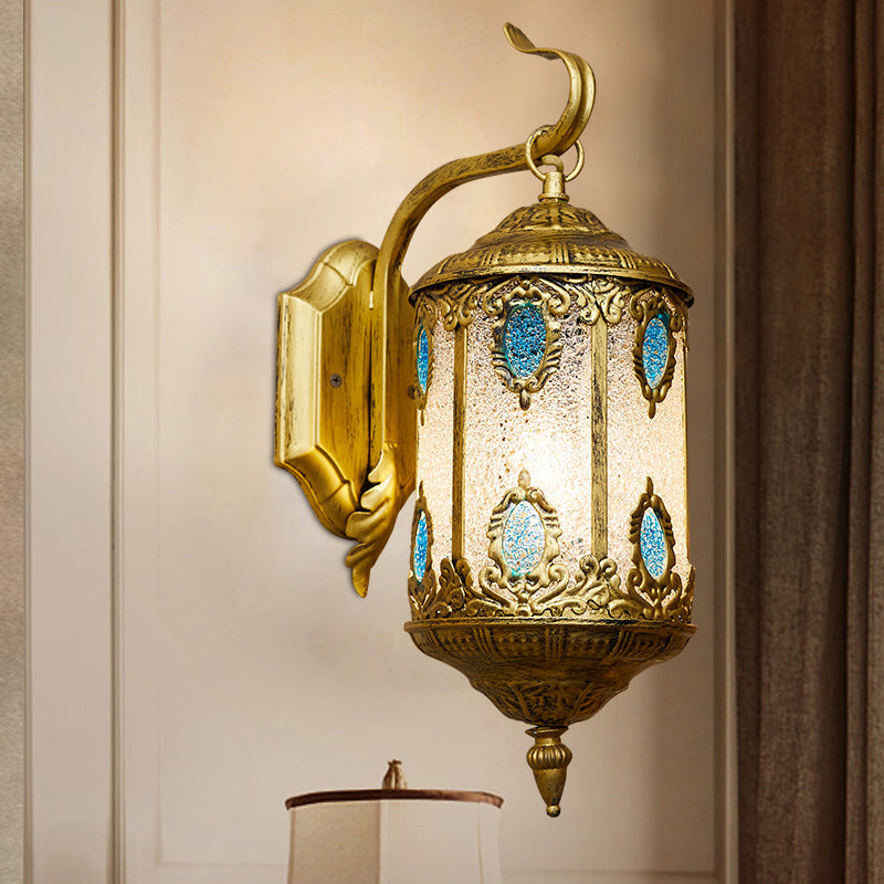 Boho Iron Mediterranean Style 1-Light Wall Sconce Lamp